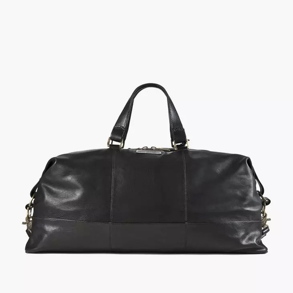 John Varvatos Morrison Leather Duffel Bag - Picture 2 of 16